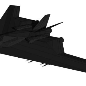 3D Model of Lockheed Martin F-117 Nighthawk