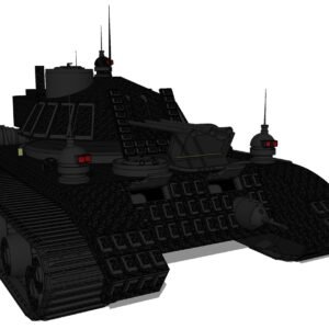 3D Model of M48 Patton Stealth Concept