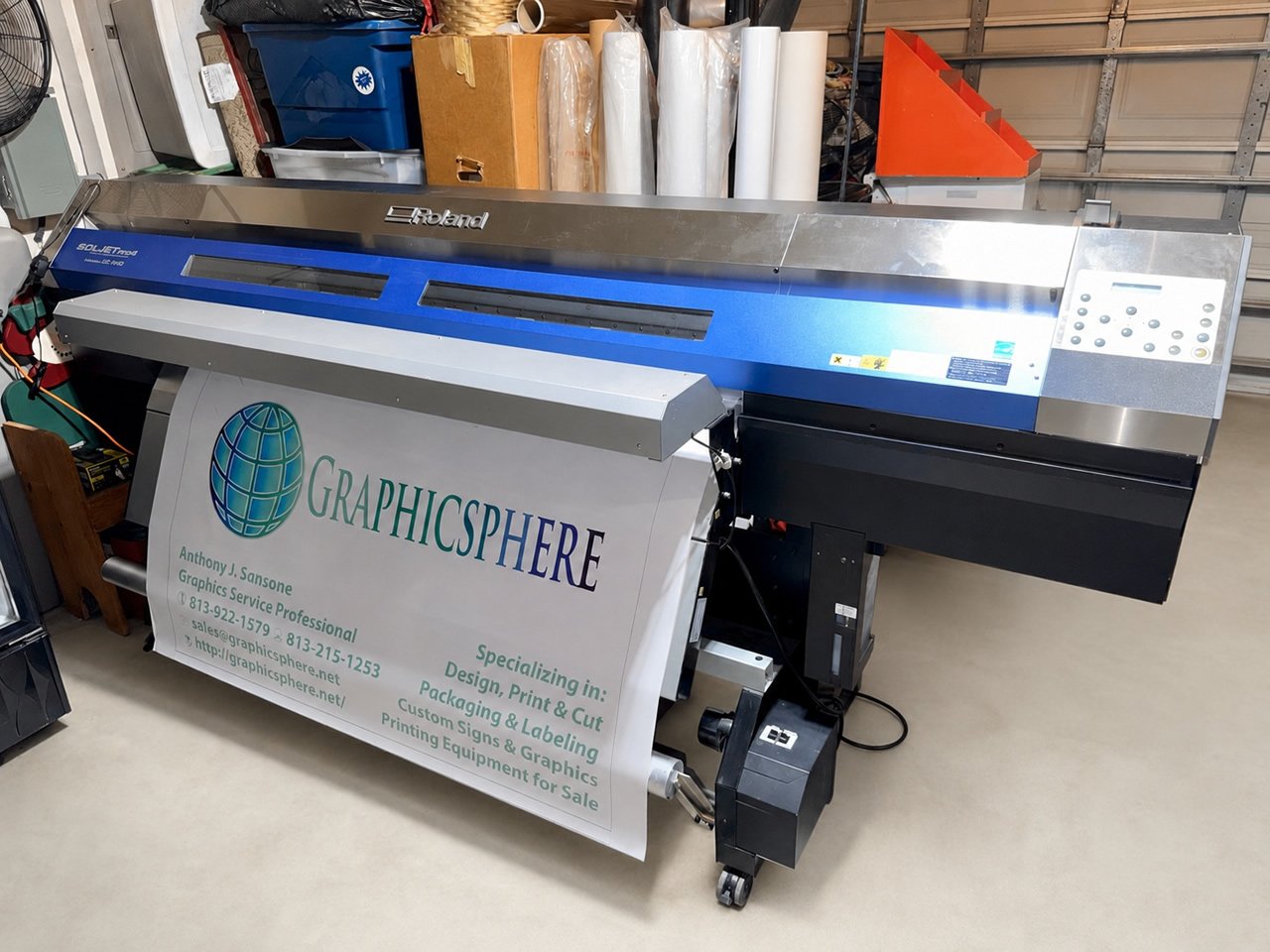 Roland Printer XC-540 SOLJET Pro3 Print & Cut - 54" Wide Format +1 Year Support
