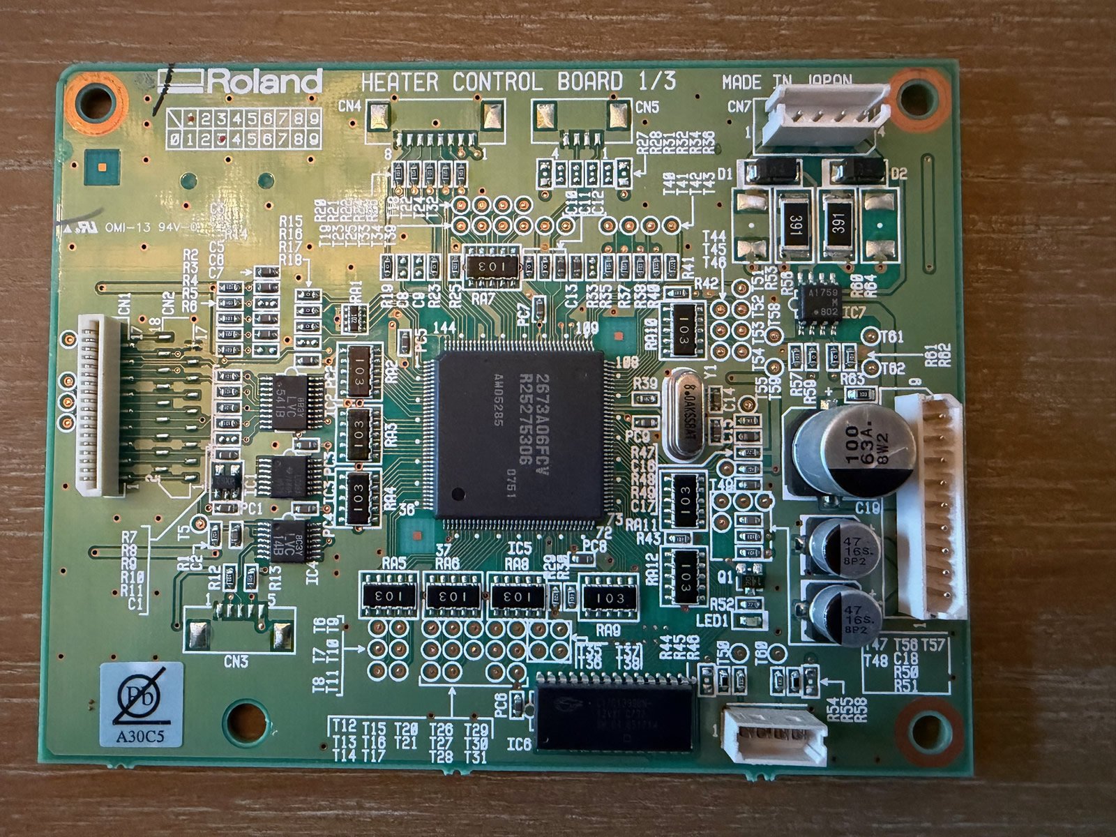 Heater Control Board, Roland SP-300 SP-540V, W840605310