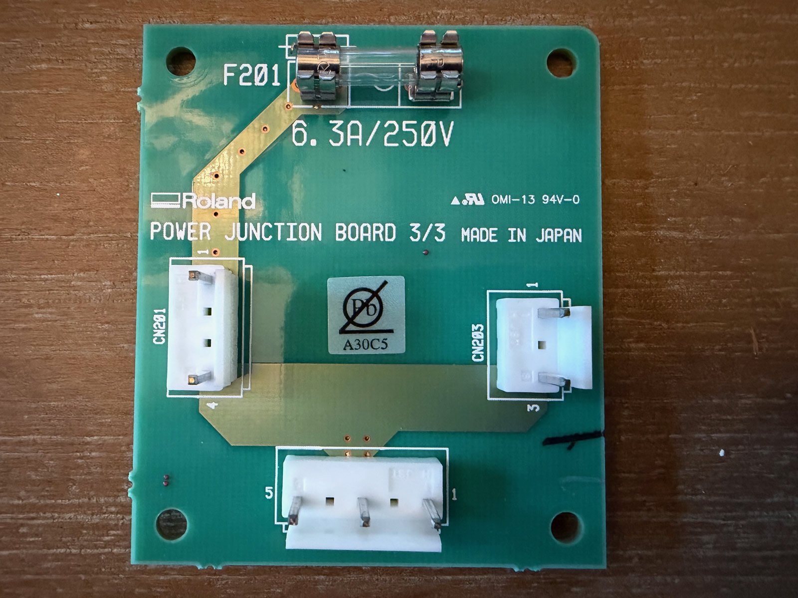 Power Junction Board, Roland SP-300 SP-540V, W840605330