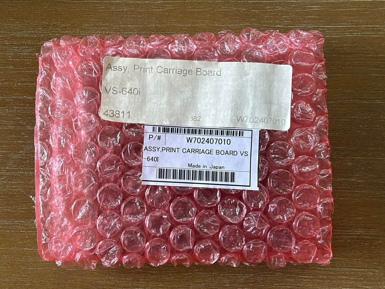 Print Carriage Board, Roland VS-300i VS-540i VS-640i, W702407010 - Image 2